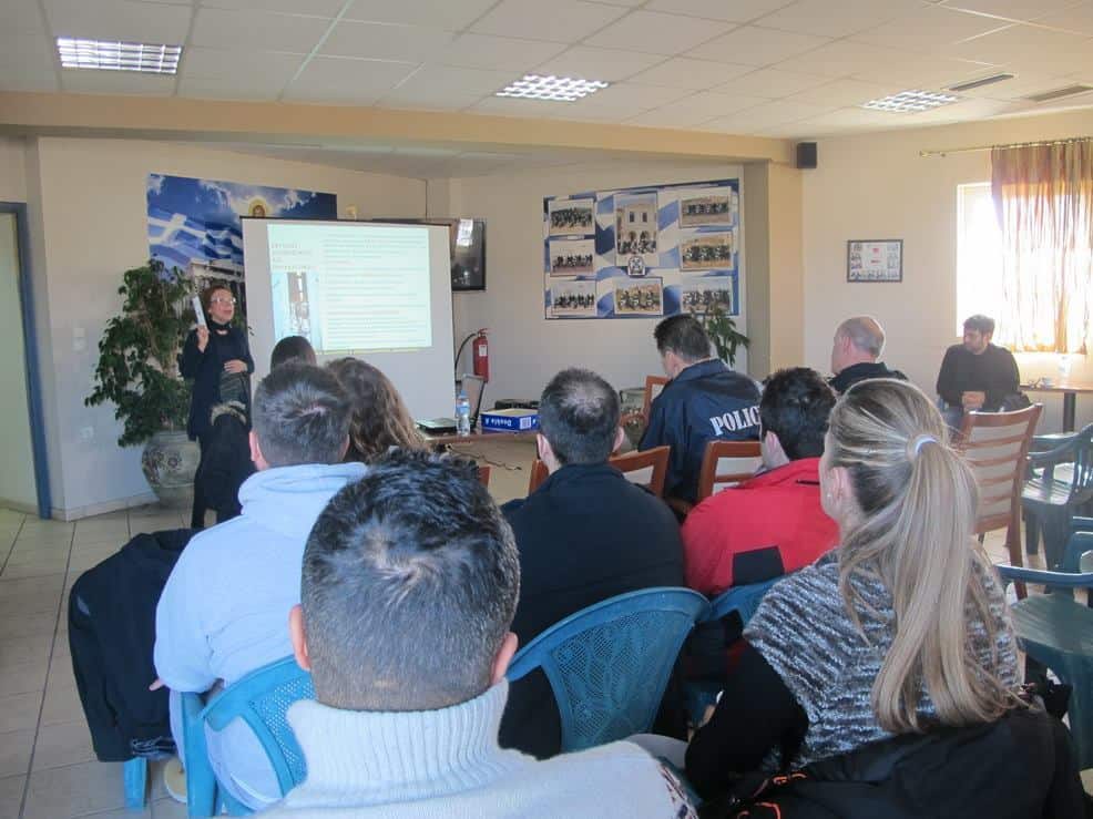 Seminar by PFPO to police officers of police stations in Preveza, Lefkada and Arta