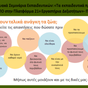Δελτίο Τύπου: Διαδικτυακό σεμινάριο «Τα εκπαιδευτικά προγράμματα της ΠΦΠΟ στην Πλατφόρμα 21+ Εργαστήρια Δεξιοτήτων» για τη Δευτεροβάθμια Εκπαίδευση – Press Release: Online seminar “The educational programs of PFPO on Platform 21+ Skills Workshops” for Secondary Education