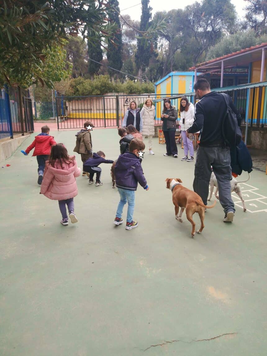 Οι εθελοντές της ΠΦΠΟ στο 12ο Νηπιαγωγείο Καματερού