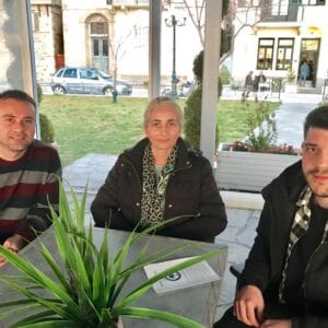 Συνάντηση της Προέδρου της Π.Φ.Π.Ο με τον υποψήφιο βουλευτή του ΚΚΕ Σπύρο Πλάντζο