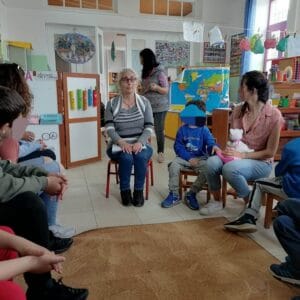 The Lemnos Animal Welfare Society went to the Special School at the region in Kallithea