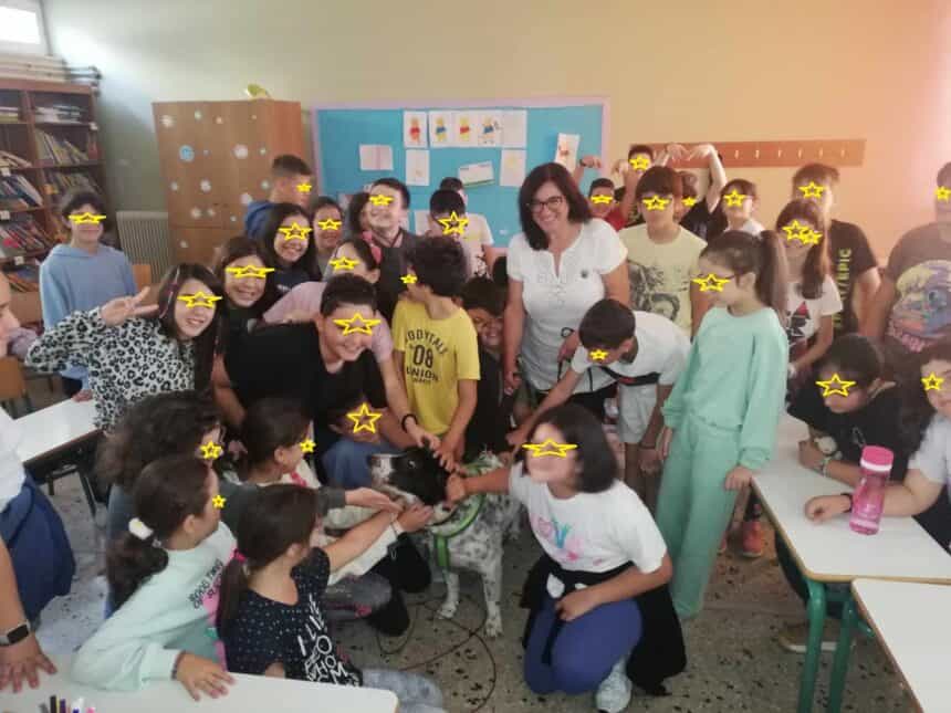 Απο τη ΖΩΦΟΡΟ ”Ενσυναισθηση & Ζώα” στο 42 και 13 Δημοτικό Κατσαμπα 19.10.23