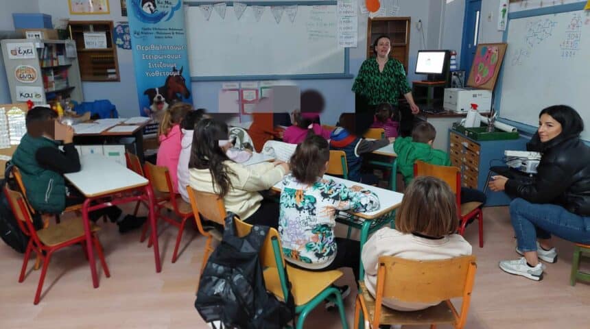 Εκπαιδευτική φιλοζωική δράση έλαβε χώρα στο δημοτικό και νηπιαγωγείο σχολείο της Βραχιάς του δήμου Δέλτα