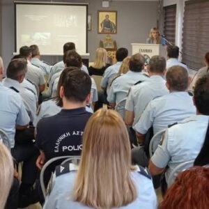 Μαθήματα στην Αστυνομία στην Πάτρα για τα θέματα διαχείρισης και κακοποιήσεων των ζώων από την ΠΦΠΟ.